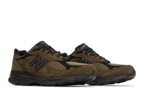 New Balance 990v3 MiUSA JJJJound Brown Black M990JJ3 - Nicesk photo 8