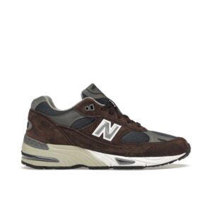 New Balance 991 Brown Navy Grey M991BNG - Nicesk photo 1