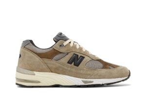 New Balance 991 MiUK JJJJound Grey Olive M991JJA - Nicesk photo 1