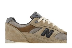 New Balance 991 MiUK JJJJound Grey Olive M991JJA - Nicesk photo 2
