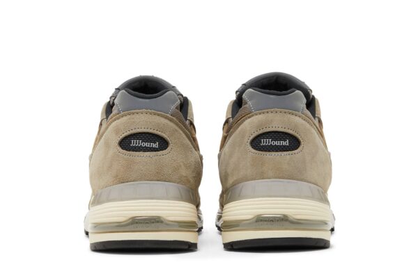 New Balance 991 MiUK JJJJound Grey Olive M991JJA - Nicesk photo 6