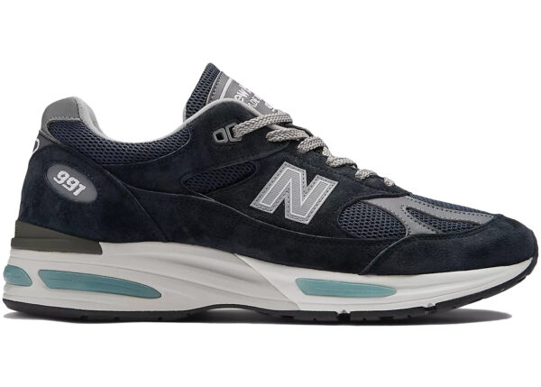 New Balance 991v2 MiUK Dark Navy U991NV2 - Nicesk photo 1