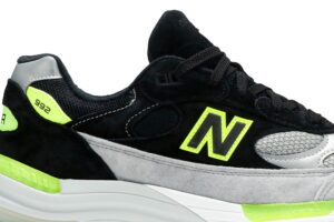 New Balance 992 MiUSA Black Grey Volt M992TQ - Nicesk photo 2