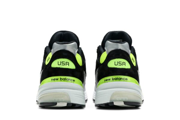 New Balance 992 MiUSA Black Grey Volt M992TQ - Nicesk photo 6