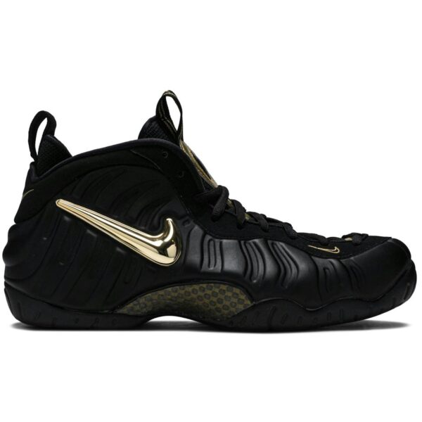 Nike Air Foamposite Pro Black Metallic Gold 624041-009 - Nicesk photo 1
