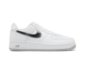 Nike Air Force 1 '07 Low Color of the Month White Metallic Silver DZ6755-100 - Nicesk photo 1