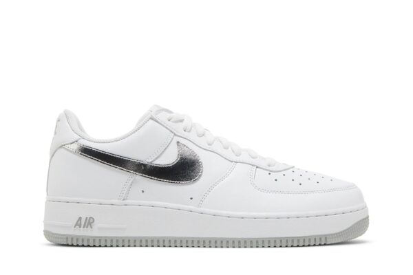 Nike Air Force 1 '07 Low Color of the Month White Metallic Silver DZ6755-100 - Nicesk photo 1