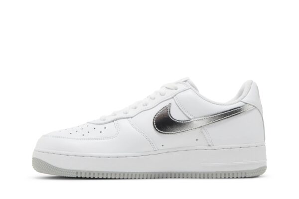 Nike Air Force 1 '07 Low Color of the Month White Metallic Silver DZ6755-100 - Nicesk photo 3