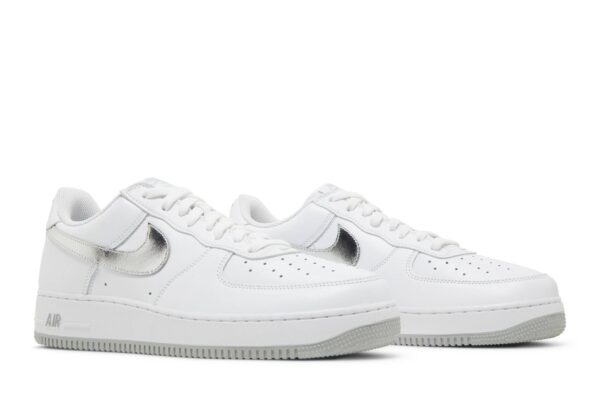 Nike Air Force 1 '07 Low Color of the Month White Metallic Silver DZ6755-100 - Nicesk photo 8
