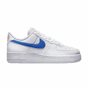 Nike Air Force 1 '07 Low Embossed Hoops Racer Blue FD0667-100 - Nicesk photo 1