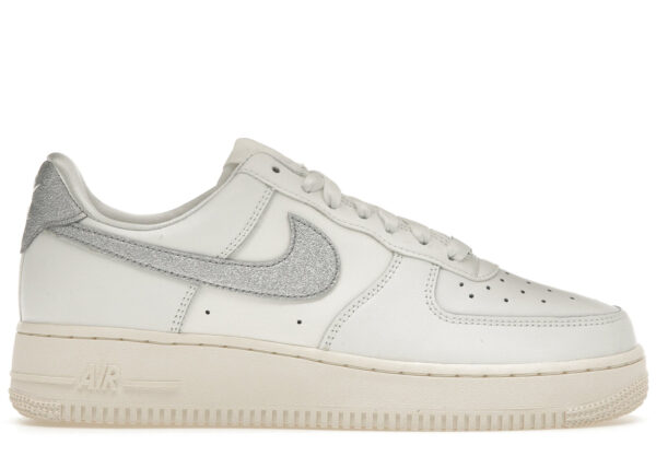 Nike Air Force 1 '07 Summit White Sail White Metallic Silver DQ7569-100 - Nicesk photo 1