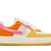 Nike Air Force 1 Fontanka Summit White Yellow Orange (Women's) DX2675-100 - Nicesk photo 1