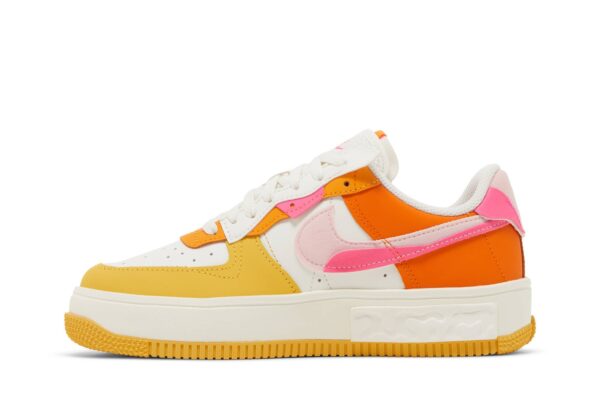 Nike Air Force 1 Fontanka Summit White Yellow Orange (Women's) DX2675-100 - Nicesk photo 3