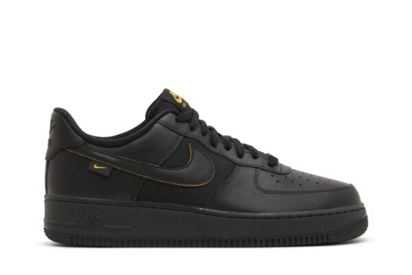 Nike Air Force 1 Low '07 Ballistic Mesh Black University Gold FZ4617-001 - Nicesk photo 1
