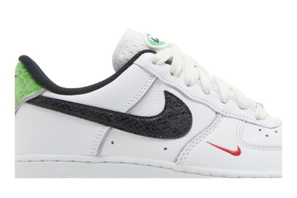 Nike Air Force 1 Low '07 Just Do It Snakeskin White Black (Women's) DV1492-101 - Nicesk photo 2