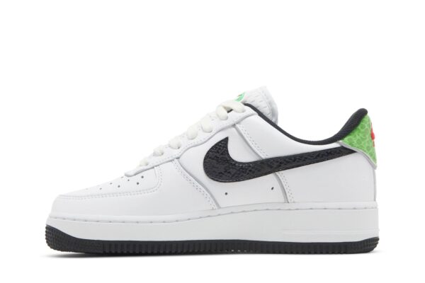 Nike Air Force 1 Low '07 Just Do It Snakeskin White Black (Women's) DV1492-101 - Nicesk photo 3