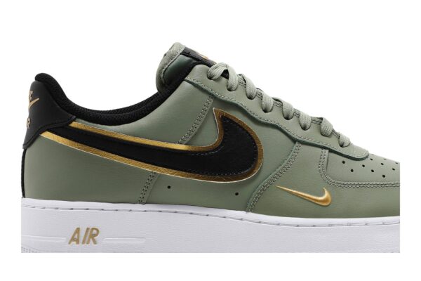 Nike Air Force 1 Low '07 LV8 Double Swoosh Olive Gold Black DA8481-300 - Nicesk photo 2