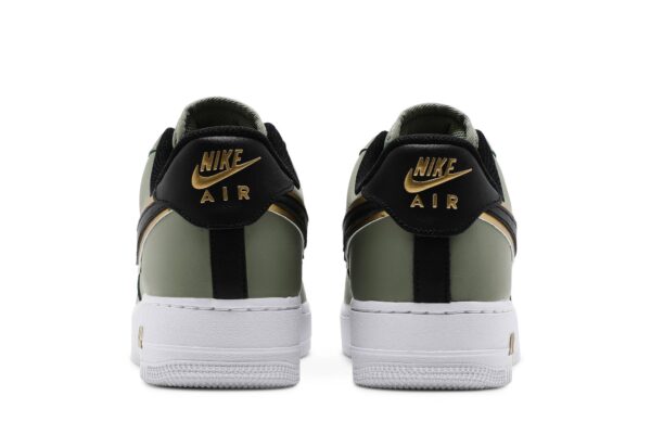 Nike Air Force 1 Low '07 LV8 Double Swoosh Olive Gold Black DA8481-300 - Nicesk photo 6