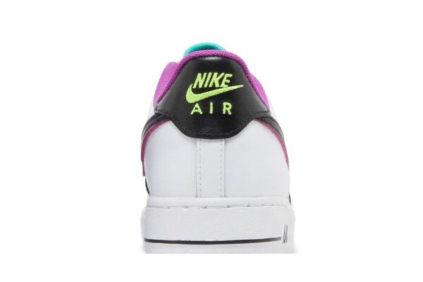 Nike Air Force 1 Low '07 LV8 Just Do It! White Vivid Purple (GS) DX3933-100 - Nicesk photo 7