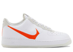 Nike Air Force 1 Low '07 LV8 Orange Swoosh CD0888-100 - Nicesk photo 1