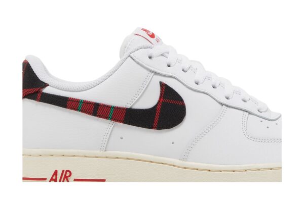 Nike Air Force 1 Low '07 LV8 Tartan Plaid White University Red DV0789-100 - Nicesk photo 2