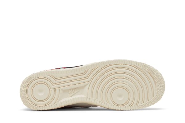 Nike Air Force 1 Low '07 LV8 Tartan Plaid White University Red DV0789-100 - Nicesk photo 4