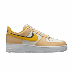 Nike Air Force 1 Low '07 LX '82 Double Swoosh Sail Yellow Ochre (Women's) DX6065-171 - Nicesk photo 1