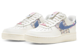 Nike Air Force 1 Low '07 LX Denim Swoosh Boucle (Women's) FJ7740-141 - Nicesk photo 1