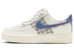 Nike Air Force 1 Low '07 LX Denim Swoosh Boucle (Women's) FJ7740-141 - Nicesk photo 2