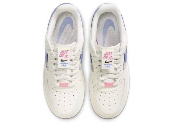Nike Air Force 1 Low '07 LX Denim Swoosh Boucle (Women's) FJ7740-141 - Nicesk photo 3