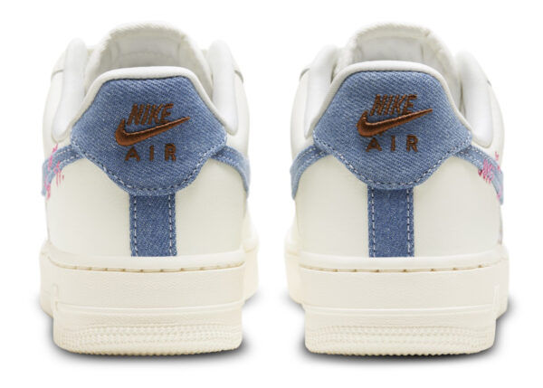 Nike Air Force 1 Low '07 LX Denim Swoosh Boucle (Women's) FJ7740-141 - Nicesk photo 4