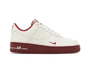 Nike Air Force 1 Low '07 SE 40th Anniversary Edition Sail Team Red (Women's) DQ7582-100 - Nicesk photo 1