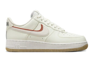 Nike Air Force 1 Low 82 Double Swoosh Sail Cinnabar Phantom (Women's) DX6065-101 - Nicesk photo 1