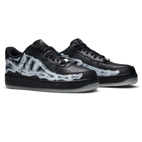 Nike Air Force 1 Low Black Skeleton Halloween (2019) BQ7541-001 - Nicesk photo 8
