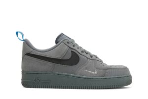 Nike Air Force 1 Low Cut Out Swoosh Grey DO6709-002 - Nicesk photo 1