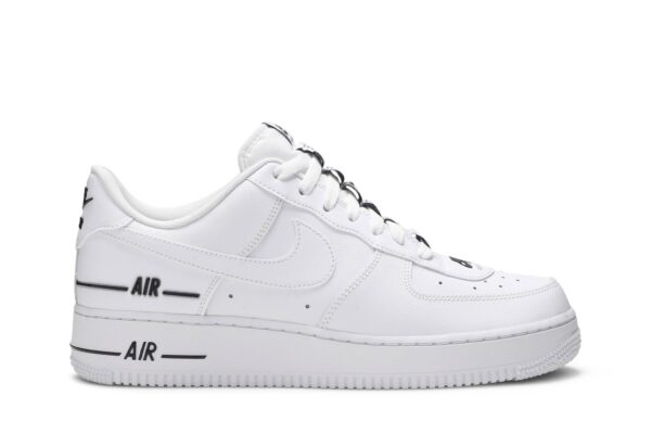 Nike Air Force 1 Low Double Air Low White Black CJ1379-100 - Nicesk photo 1
