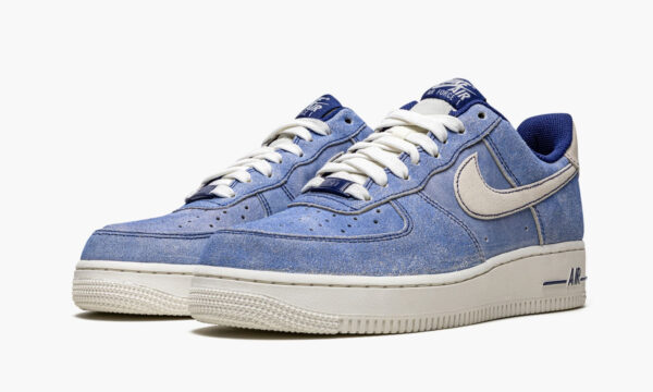 Nike Air Force 1 Low Dusty Blue Suede DH0265-400 - Nicesk photo 4