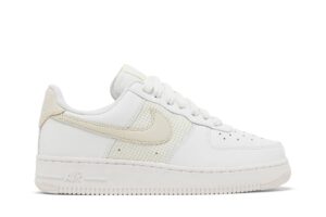 Nike Air Force 1 Low Essential Cross Stitch Summit White Fossil (Women's) DJ9945-100 - Nicesk photo 1