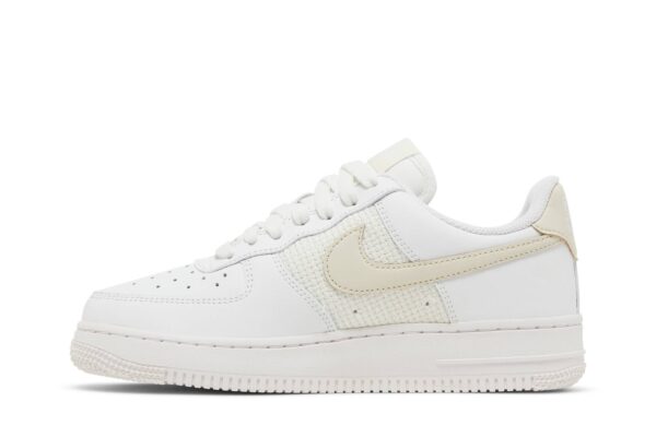 Nike Air Force 1 Low Essential Cross Stitch Summit White Fossil (Women's) DJ9945-100 - Nicesk photo 3