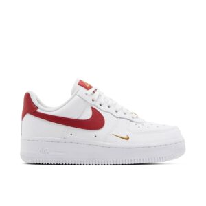 Nike Air Force 1 Low Essential Gym Red Mini Swoosh (Women's) CZ0270-104 - Nicesk photo 1