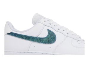 Nike Air Force 1 Low Glitter Swoosh Green (Women's) DH4407-100 - Nicesk photo 2