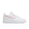Nike Air Force 1 Low Just Do It White Noble Green Metallic Silver University Red DQ0791-100 - Nicesk photo 1