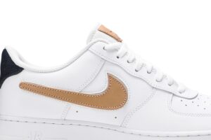Nike Air Force 1 Low Removable Swoosh Pack White Vachetta Tan CT2253-100 - Nicesk photo 2