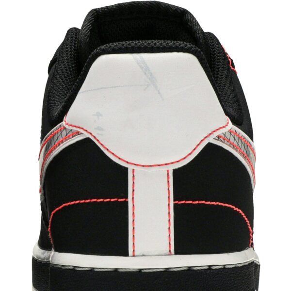 Nike Air Force 1 Low Schematic Black White Bright Crimson CU6646-001 - Nicesk photo 7