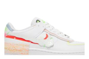 Nike Air Force 1 Low Shadow White Pink Orange (Women's) DV1364-111 - Nicesk photo 2