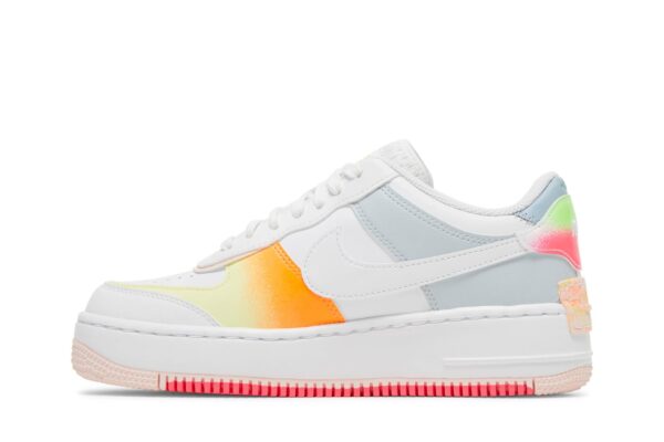 Nike Air Force 1 Low Shadow White Pink Orange (Women's) DV1364-111 - Nicesk photo 3