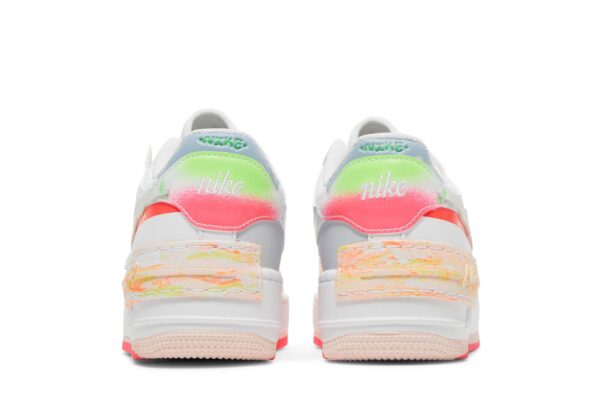 Nike Air Force 1 Low Shadow White Pink Orange (Women's) DV1364-111 - Nicesk photo 6