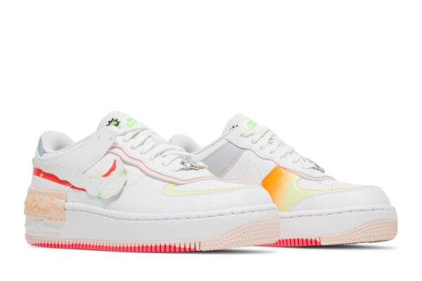 Nike Air Force 1 Low Shadow White Pink Orange (Women's) DV1364-111 - Nicesk photo 8