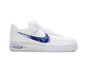 Nike Air Force 1 Low Sketch White Royal CW7581-100 - Nicesk photo 1