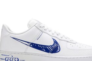 Nike Air Force 1 Low Sketch White Royal CW7581-100 - Nicesk photo 2